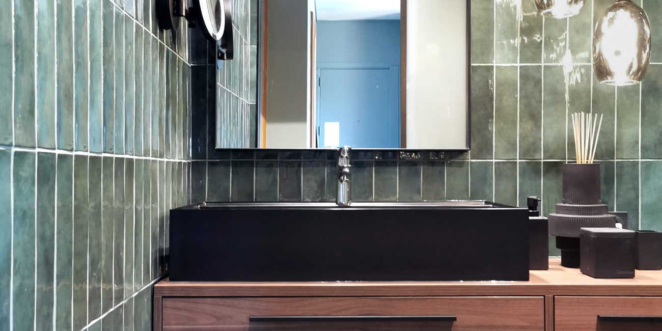 Sylumine design intérieur salle de bain rénovation - mosaique zellige