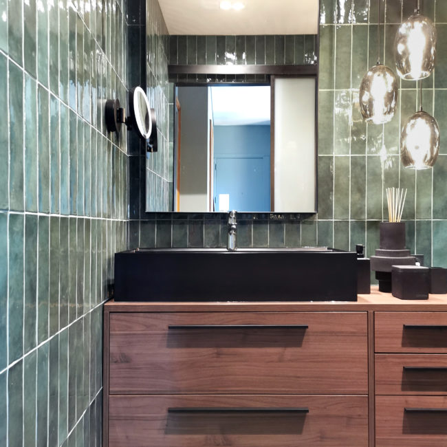 Sylumine design intérieur salle de bain rénovation - mosaique zellige